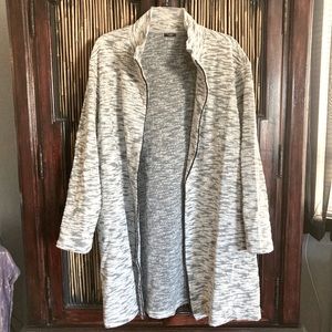 AVON Cozy Warm Long Cardigan Sweater grey XL Studio 1886